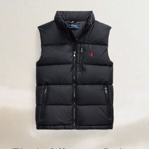 Ralph Lauren Kids Black Puffer Vest